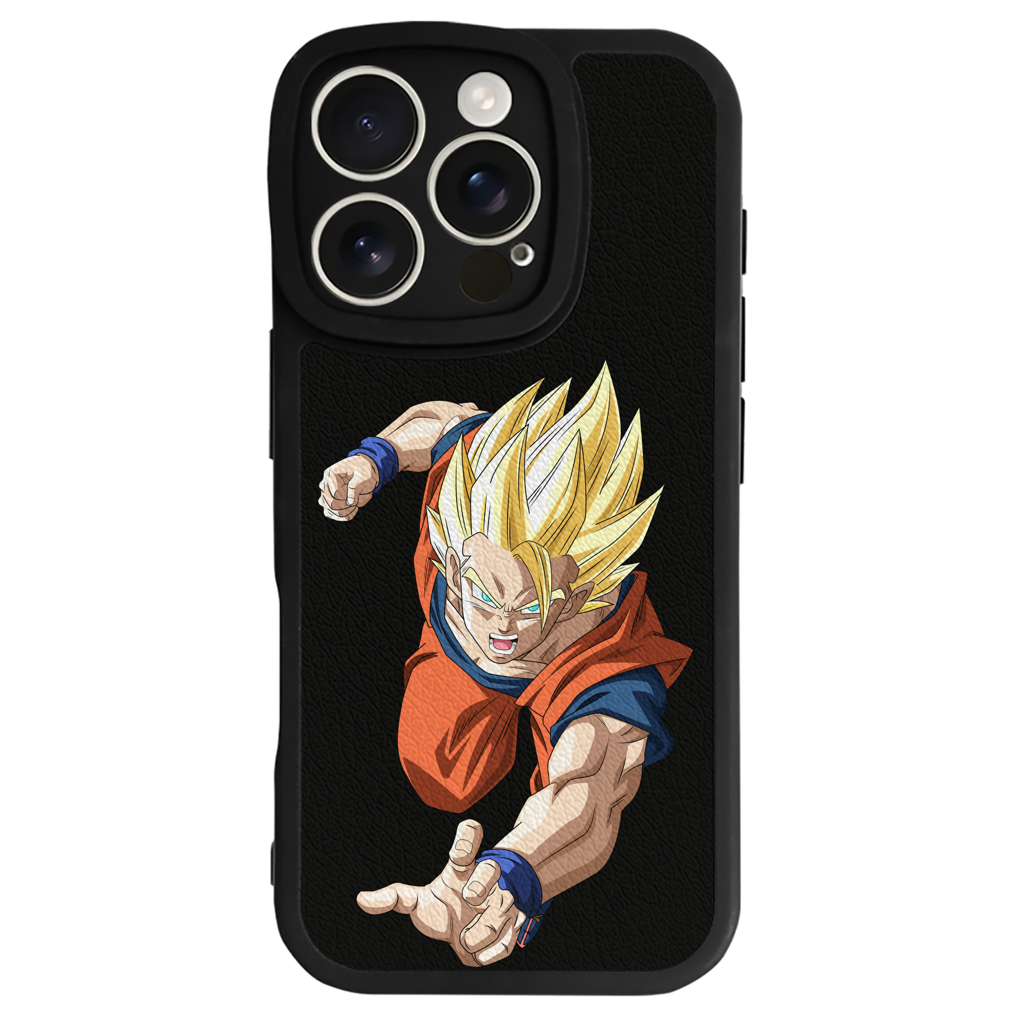 （画像用） ドラゴンボール 孫 悟飯（そんごはん）DRAGON BALL Son Gohan 【iPhone 16シリーズ対応】シリコンスマホケース（レザー調） 材質：シリコン